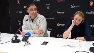 POSTGAME PRESS CONFERENCE  Filou Oostende vs Windrose Giants Antwerp [upl. by Virginia]