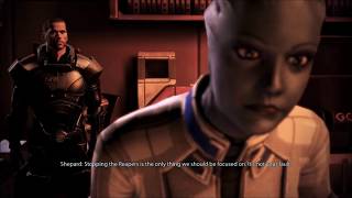 Mass Effect 3  Liara Romance All Scenes Imported Save [upl. by Ecenahs939]