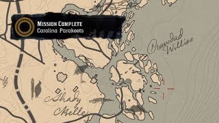 Carolina Parakeet Locations RDR2 Mission Guide [upl. by Giselle]