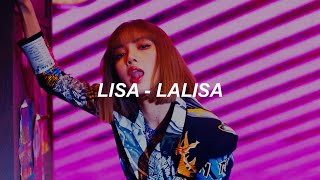 LISA  LALISA Easy Lyrics [upl. by Tarsuss]