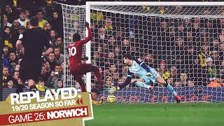 REPLAYED Norwich 01 Liverpool  Mane spins and hits a winner at Carrow Road [upl. by Grissel]