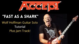 Accept Fast As A Shark Solo Tutorial [upl. by Ahsyen]