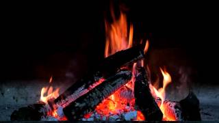 Cozy Crackling Fire – 9 Hour HD Virtual Fireplace – Sleep Sound Ambience Romance [upl. by Oicafinob124]