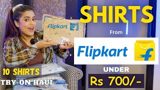 All new FLIPKART SHIRTS Haul 👔  Formal Casual  Stylish  Tryon  Honest Review  gimaashi [upl. by Beasley773]