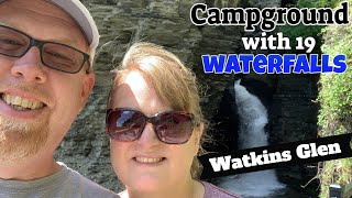 Watkins Glen State Park Campground Best Camping in the Finger Lakes NY [upl. by Assirahc]