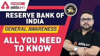 Reserve Bank Of India  All You Need to Know About RBI  General Awareness  Banking Awareness [upl. by Way]