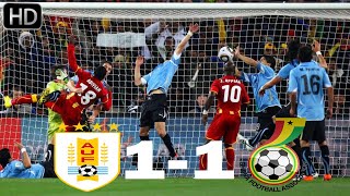 Uruguay vs Ghana 11 42 pens All Goals amp Highlights 02072010 Quarterfinals World Cup 2010 HD [upl. by Ayifa]