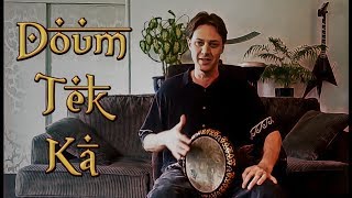 Darbuka Lesson Doum Tek and Ka Beginning [upl. by Boehmer318]