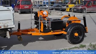 Cable Pulling Machines Winches Manufacturer Prices [upl. by Adnuhser]