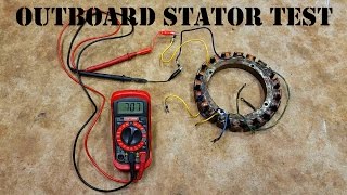 How To Test An Outboard Stator  The EASY Way [upl. by Ednyl89]