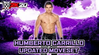 WWE 2K20 Humberto Carrillo Updated Moveset [upl. by Anahpets996]