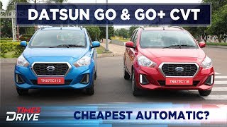 Datsun Go amp Go Plus CVT  First Drive Review  Times Drive [upl. by Etteraj]