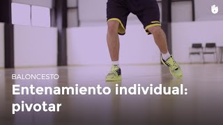 Entrenamiento individual pivotar  Baloncesto [upl. by Htiffirg]