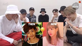 BTS reaction blackpink then vs now shookening [upl. by Kenneth454]