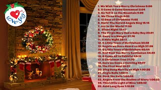 25 Popular Christmas Songs and Christmas Carols 🔥 Fireplace Christmas Music Playlist [upl. by Cranston825]