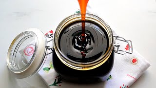 Homemade Treacle  How to Make Treacle  Dark Caramel Syrup Recipe [upl. by Nariko]