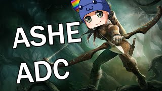 League of Legends  Ashe ADC  Full Gameplay Commentary [upl. by Nnayllek]