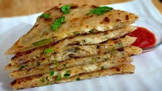 Cheesy Aloo Paratha Recipe  Kids Favorite Cheesy Aloo Paratha  Lunch box special [upl. by Hester581]