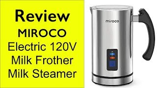 Review Miroco Milk Frother  How to make froth milk at home [upl. by Ereveneug]