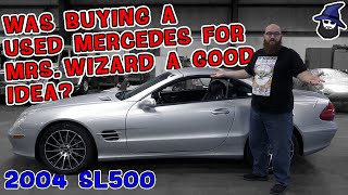 Was buying a used 2004 Mercedes SL500 for Mrs Wizard a good idea The CAR WIZARD gives an update [upl. by Zumstein]