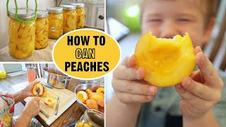 Canning Peaches delicious NO SUGAR recipe [upl. by Reivilo]