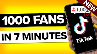 How To Get 1000 TikTok Followers in 8 Minutes THE EASY WAY [upl. by Kennedy]