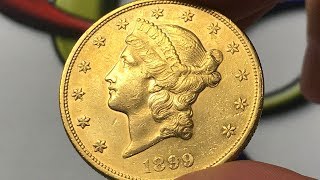 1899 US 20 Dollar Gold Coin • Values Information Mintage History and More [upl. by Rayna683]