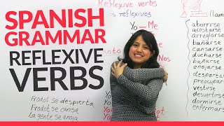 Learn Spanish Grammar  Reflexive Verbs in Spanish [upl. by Anaylil]