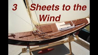 RC Sailing  Tacking Flyers Headsails  How it works [upl. by Desi771]