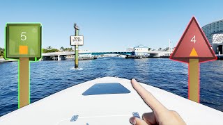 How to Navigate the ICW Channel Markers Bridges and Wake Zones [upl. by Llertnac749]