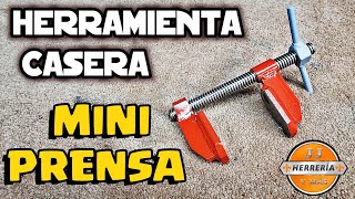 HERRAMIENTA CASERA  MINI PRENSA Fácil Y Rapida De Hacer [upl. by Ttemme399]