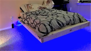 How To Make A Floating Bed  Time lapse [upl. by Dehnel419]