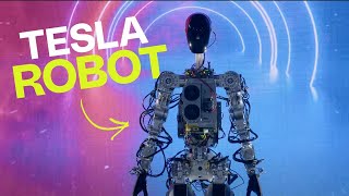 Elon Musk reveals a humanoid robot at Tesla AI Day 2022 [upl. by Hplar]