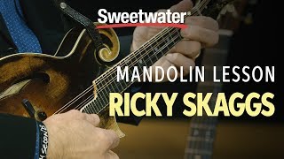 Ricky Skaggs Mandolin Lesson [upl. by Eelymmij]