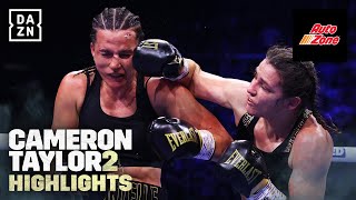 UNDISPUTED REMATCH  Chantelle Cameron vs Katie Taylor 2 Fight Highlights [upl. by Tavy]