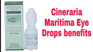 Cineraria Maritima Eye Drops benefits [upl. by Yajnas]