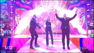 Maryse Return Entrance With The Miz And John Morrison Raw April 12 2021 1080p [upl. by Nahs]