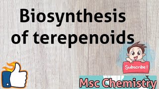 Biosynthesis of terpenoids [upl. by Arjan]