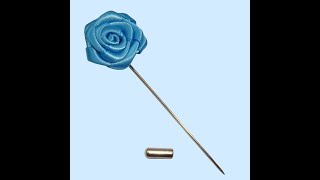 How to make a Lapel Pin Tutorial [upl. by Ase631]