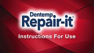 Dentemp Repairit Instructions For Repairing Dentures [upl. by Ahtiekahs]