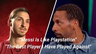 Football Players Managers and Legends on Lionel Messi [upl. by Derayne551]