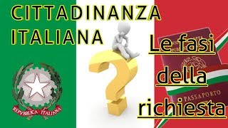 Cittadinanza Italiana Le fasi della richiesta [upl. by Gaston]