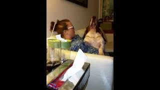 Basset Hound talking to his momma [upl. by Eugeniusz]