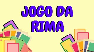 APRENDENDO A RIMAR  JOGO DA RIMA [upl. by Newg702]