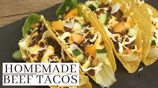 HOMEMADE BEEF TACOS  Super Sarap Talaga   Pinoy Style Taco Recipes [upl. by Erialb]