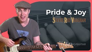 How to play Pride And Joy on guitar  Stevie Ray Vaughan [upl. by Nishi]