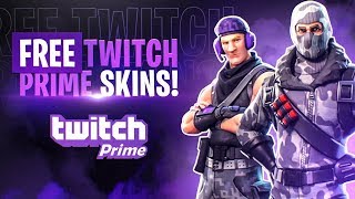 How to get FREE TWITCH PRIME Skins Fortnite Battle Royale Skins [upl. by Three]