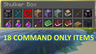 18 Items You Can ONLY Get With COMMANDS In Minecraft 113117 [upl. by Ocin306]