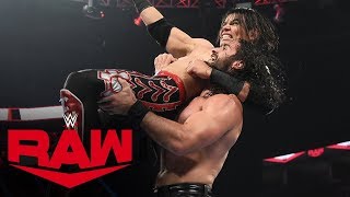 Seth Rollins vs Humberto Carrillo Raw Oct 21 2019 [upl. by Simons]