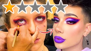 THE WORST REVIEWED MAKEUP ARTIST COPIED JamesCharles [upl. by Adnamar]